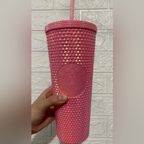Starbucks Philippines Bubblegum Bling Studded Tumbler Cup 24oz Limited 2023 NWT - Picture 7 of 15